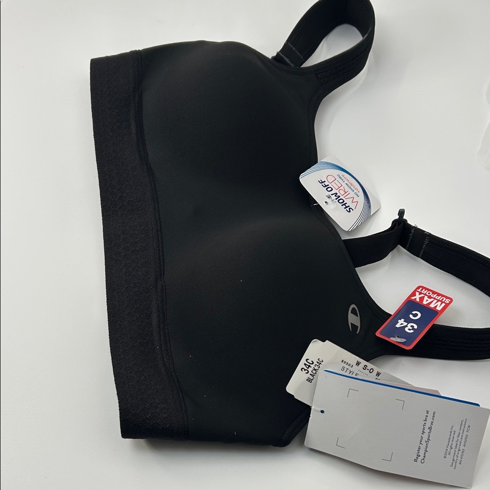 Seamless Black Comfort Bra - Picture 15 of 16